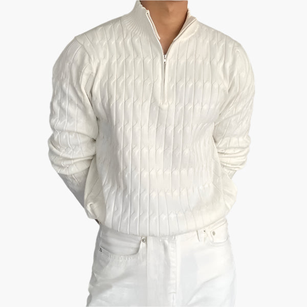 Elegant strikk med glidelås