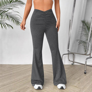 Dame høyt midje bootcut-bukse Skjora