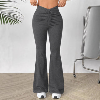 Dame høyt midje bootcut-bukse Skjora