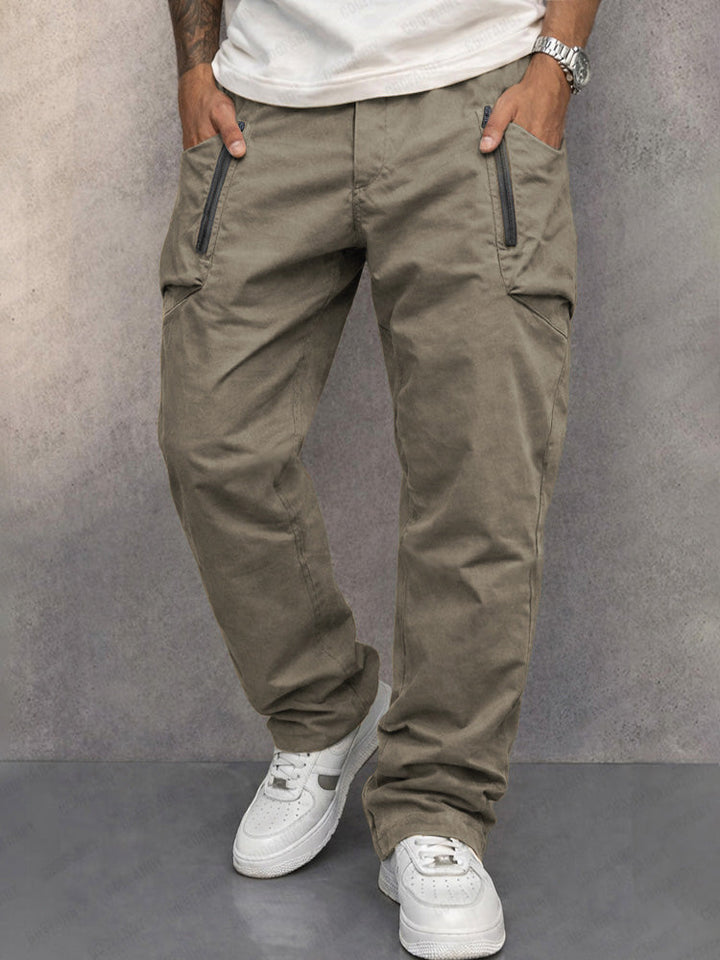 Trendy, koniske cargobukser i 100 % bomull