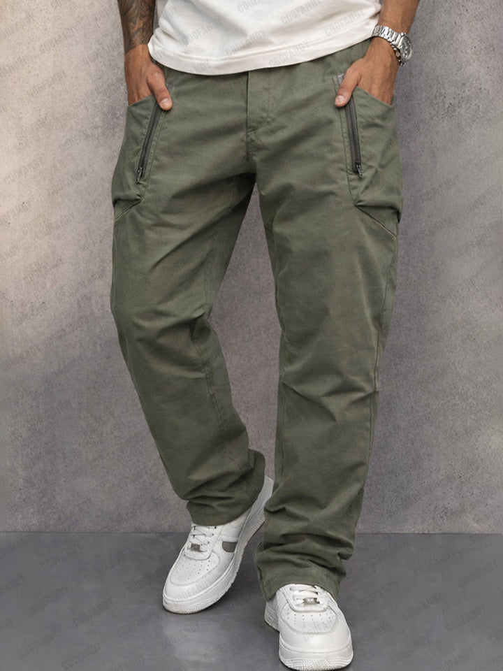 Trendy, koniske cargobukser i 100 % bomull