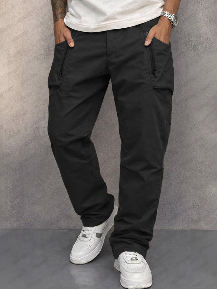 Trendy, koniske cargobukser i 100 % bomull