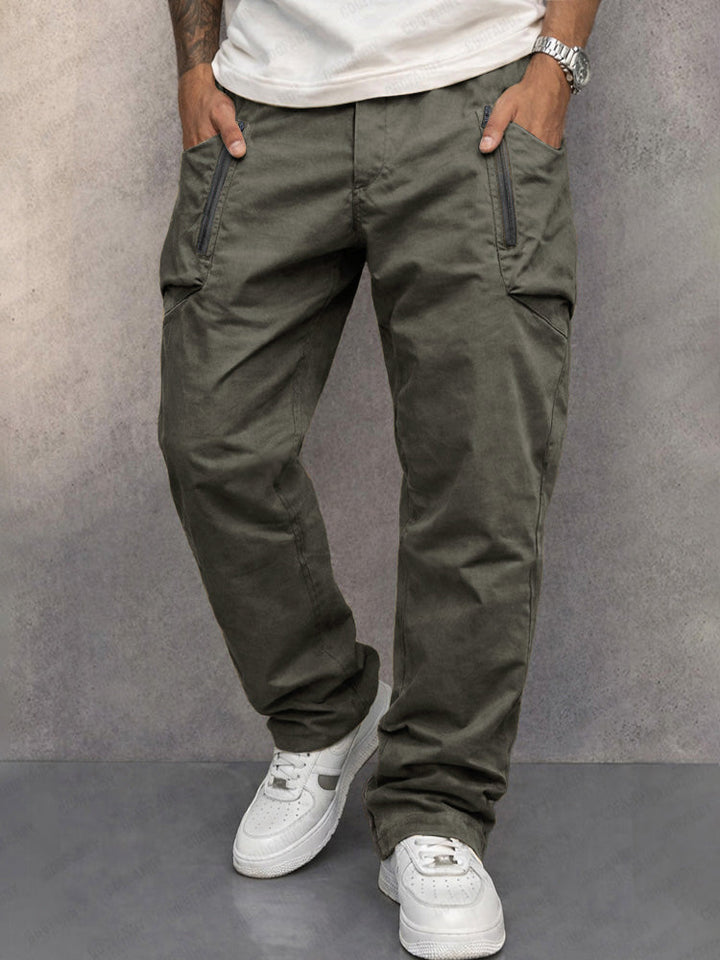 Trendy, koniske cargobukser i 100 % bomull