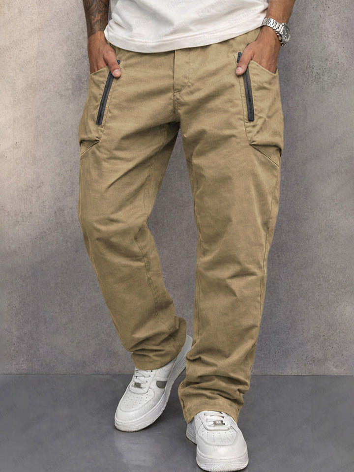 Trendy, koniske cargobukser i 100 % bomull