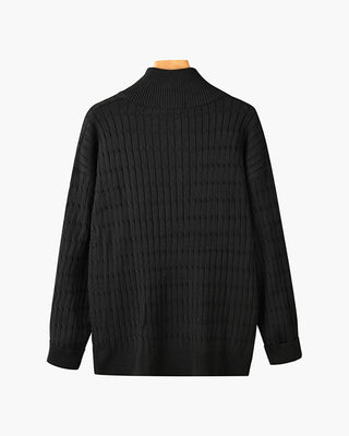 Elegant strikk med glidelås