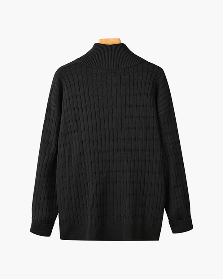 Elegant strikk med glidelås