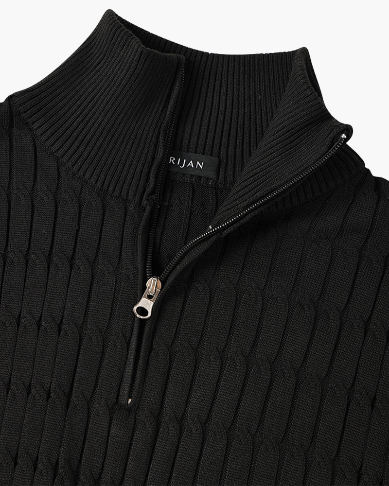 Elegant strikk med glidelås
