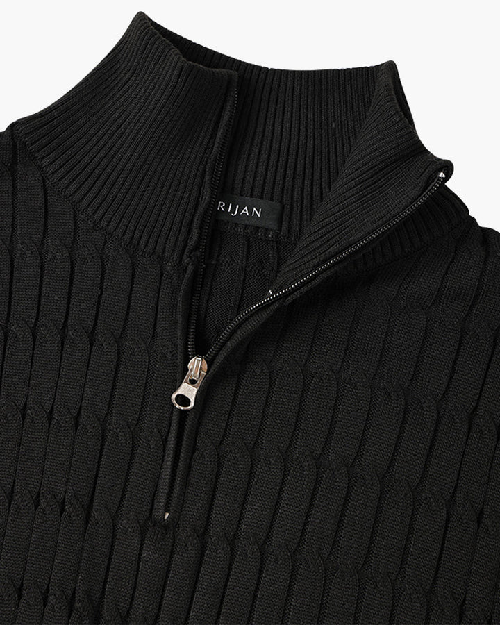 Elegant strikk med glidelås