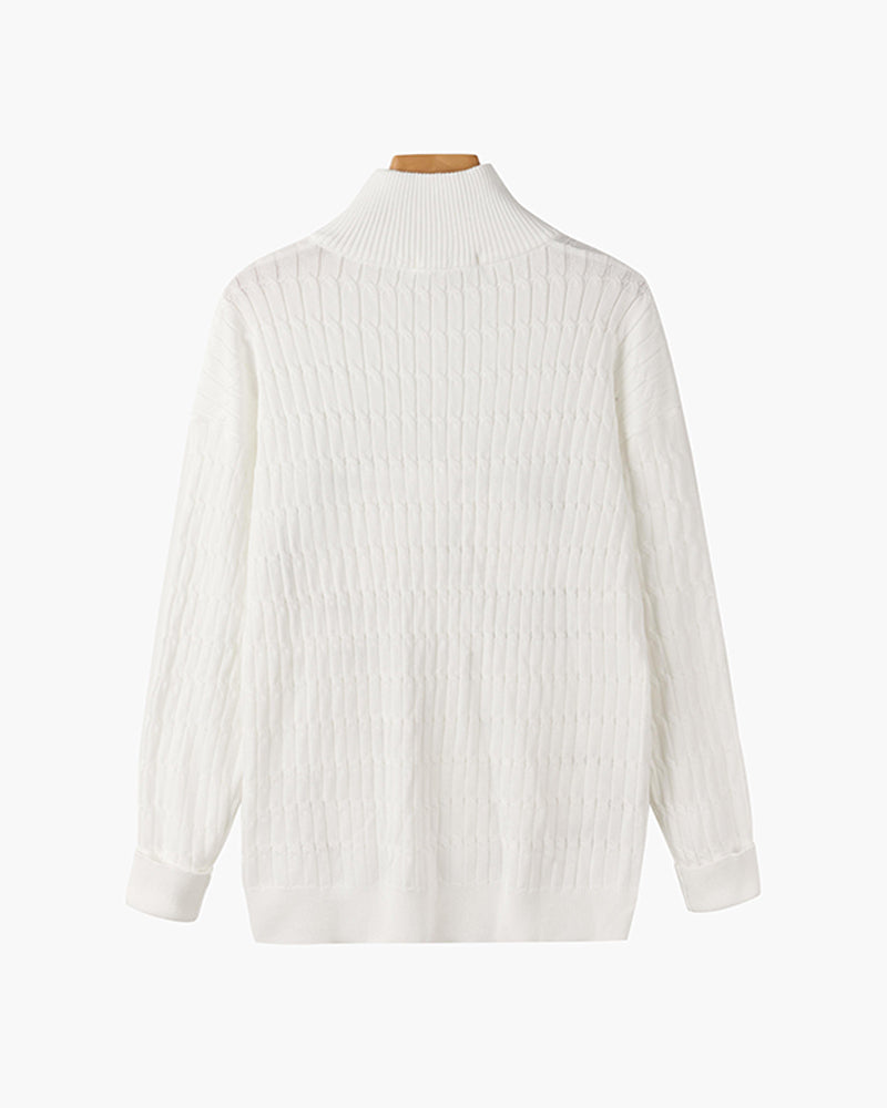 Elegant strikk med glidelås