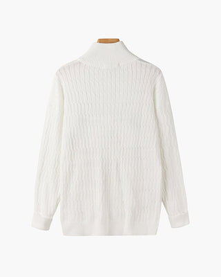 Elegant strikk med glidelås