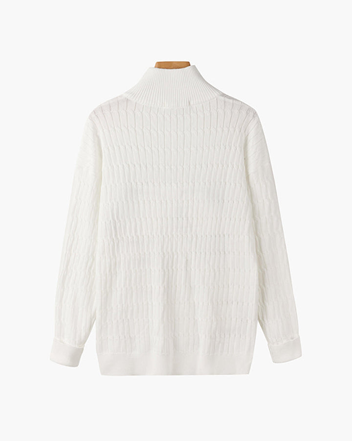 Elegant strikk med glidelås