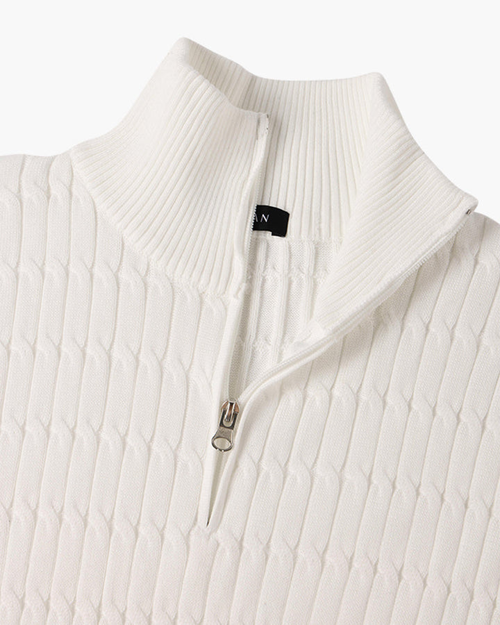 Elegant strikk med glidelås