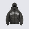 KIIKIO Stonewashed Balaclava Integrated Hoodie